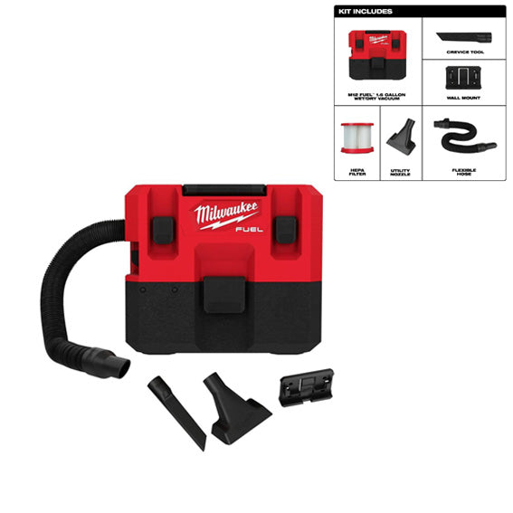 Milwaukee M12 FUEL Cordless Wet & Dry Vacuum M12FWDVL