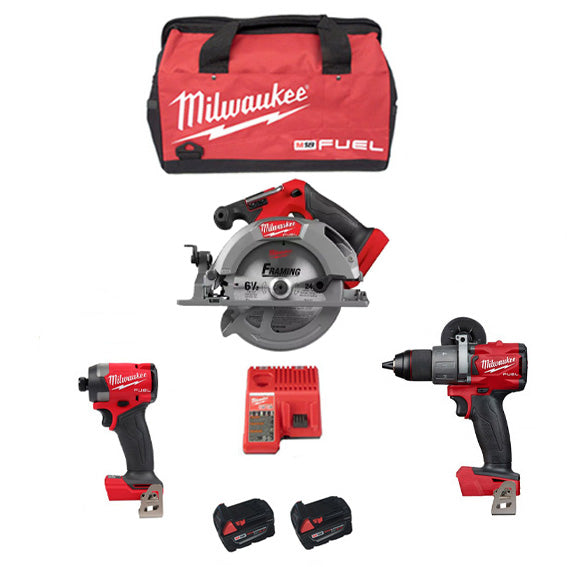 #Milwaukee Combo 3 Piece Kit M18 FUEL GEN 4