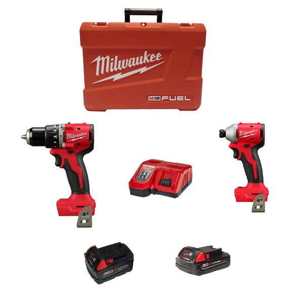 #Milwaukee M18 Brushless Cordless Compact Drill/Impact Kit