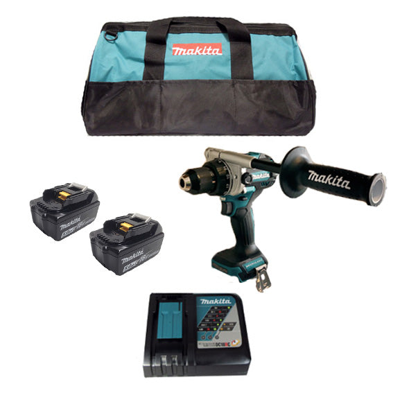 #Makita Cordless Hammer Drill Driver 18V Brushless XPH14/DHP486 Kit