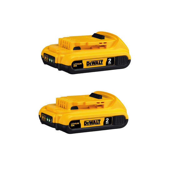 Dewalt 2.0Ah Lithium-ion Battery Slim Line DCB203 18/20V Max -2 Pack
