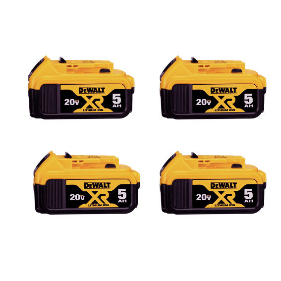 DeWalt 5.0Ah Lithium-Ion Battery DCB205 18/20V Max -4 Pack