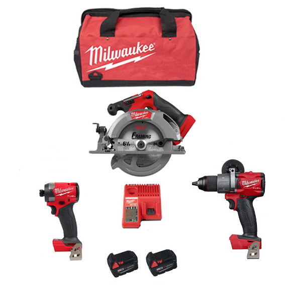 #Milwaukee Combo 3 Piece Kit M18 FUEL GEN 4