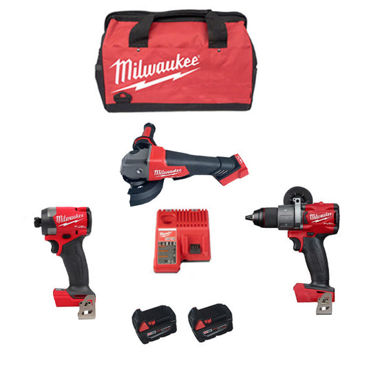 #Milwaukee Combo 3 Piece Kit M18 FUEL GEN 4