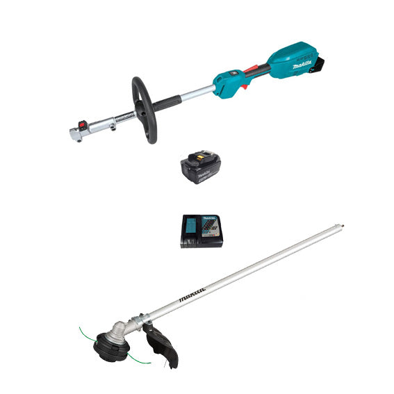 Makita Cordless Power Head Multi Function + Grass Trimmer Attachment 18v Kit