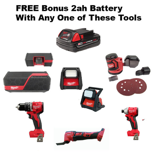 Milwaukee 2AH Battery M18 Tool Special