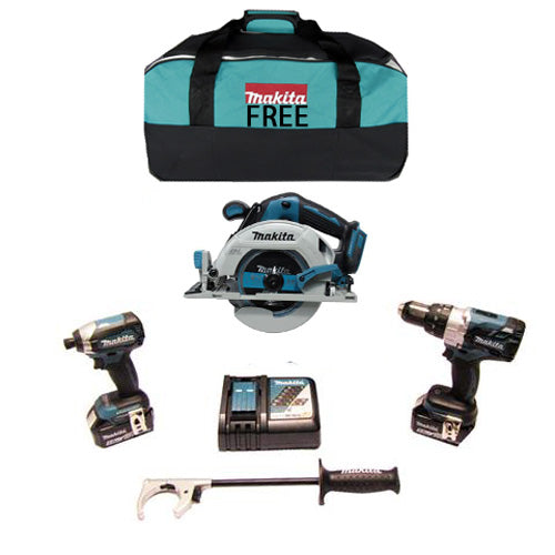 Makita Combo 3 Piece Kit  Premium Brushless- Circ Saw