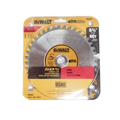 DeWALT DWA7763 6-3/4" 40-Tooth Carbide-Tipped Ferrous Metal Cutting Blade